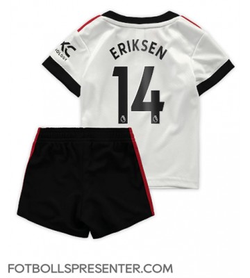 Manchester United Christian Eriksen #14 Bortatröja Barn 2022-23 Kortärmad (+ korta byxor)